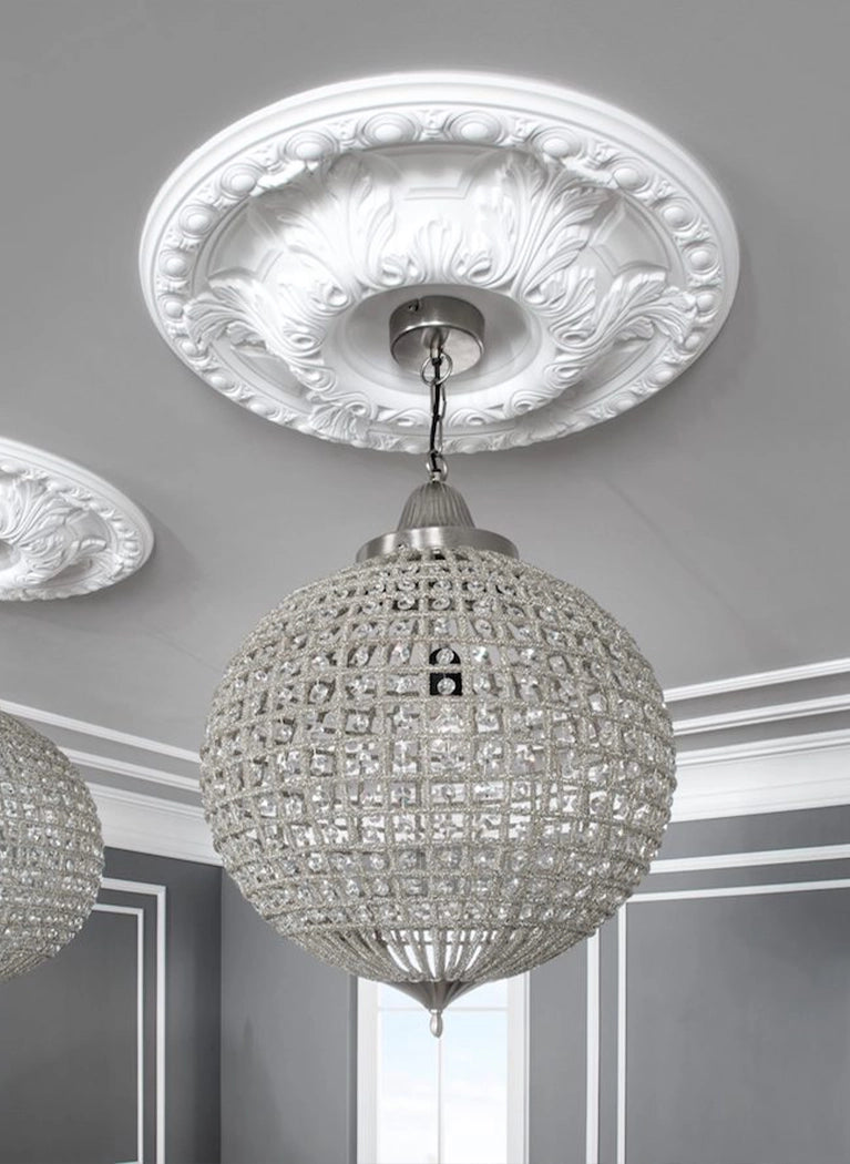 NMC ARSTYL Ceiling Rose Mounted on grey ceiling